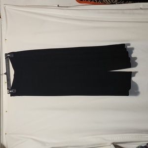 Black slinky knit gauchos